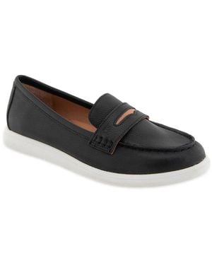 Gentle Souls Baileey Leather Flat - Black