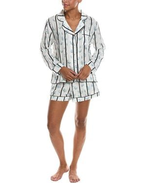 Honeydew Intimates 2Pc Good Life Shortie Pajama Set - White
