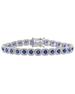 Sabrina Designs 14k 8.28 Ct. Tw. Diamond & Sapphire Bracelet - Blue