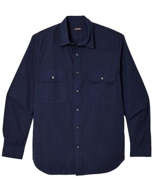 J.McLaughlin Everet Woven Shirt - Blue