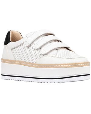 Donald J Pliner Dreamboat08 Leather Trainer - White