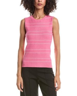 Tahari Rib Tank - Red