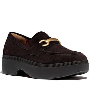 Fitflop F-Luma Suede Loafer - Black