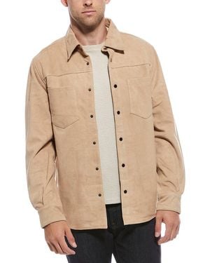 Blank NYC Suede Jacket - Natural