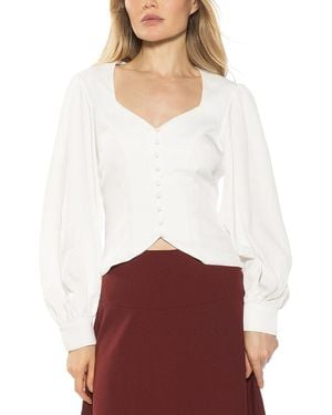 Alexia Admor Romy Blouse - White