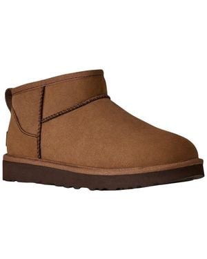 UGG Classic Ultra Mini Nubuck Boot - Brown