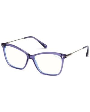 Tom Ford Quinn 56mm Optical Frames - Blue