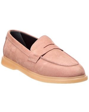 Bally Webby Leather Loafer - Pink