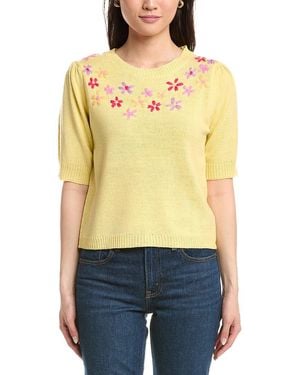 ANNA KAY Cupid Cashmere-Blend Sweater - Yellow