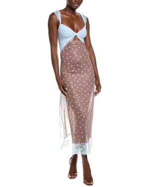 Free People Suddenly Fine Maxi Slip Dress - Red