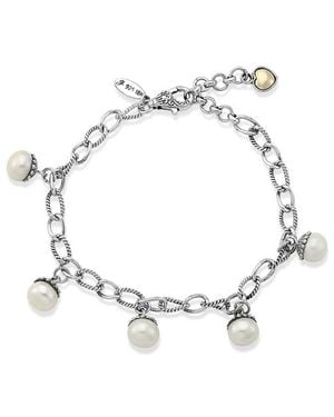 Samuel B. 18K Pearl Bracelet - White