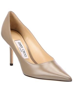 Jimmy Choo Love 85 Leather Pump - Natural