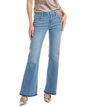 7 For All Mankind Dojo Tailorless Marrakech Flare Trouser Jean - Blue