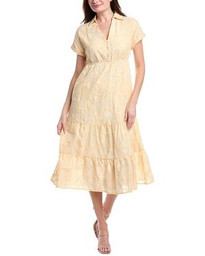 Sam Edelman Leaf Print Shirtdress - Natural