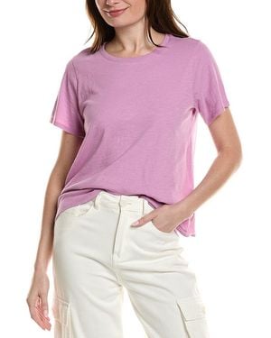 Eileen Fisher Crewneck T-Shirt - Purple