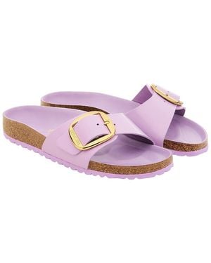 Birkenstock Madrid Big Buckle Patent Sandal - Pink