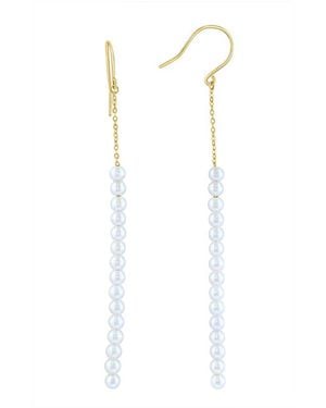 Effy Fine Jewelry 14K 3Mm Pearl Earrings - White