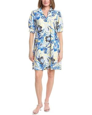 Jude Connally Emerson Long Swing Dress - Blue