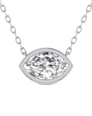 Lab Grown Diamonds 14k 0.50 Ct. Tw. Lab Grown Diamond Necklace - White