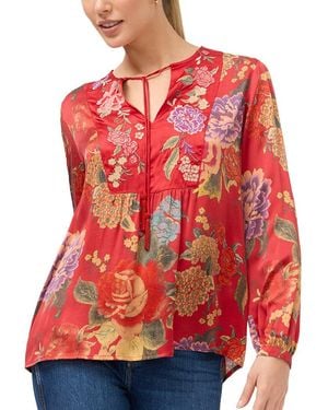 Johnny Was Prairie Blouse - Red