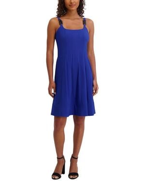 Kensie Woven Mini Dress - Blue