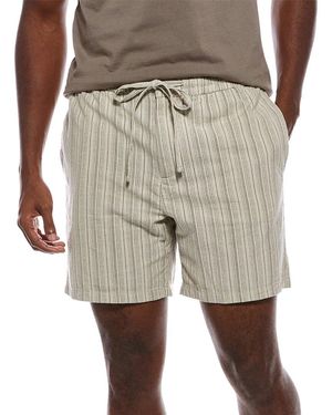 John Varvatos Daryl Drawstring Short - Natural