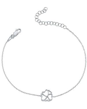 Amorium Cz Mini Lily Bracelet - White