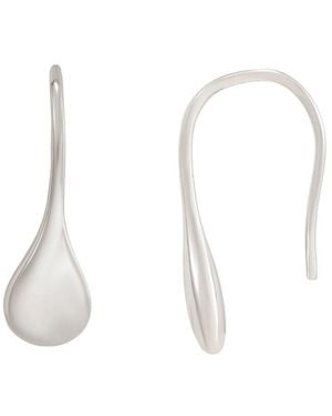 Adornia Plated Earrings - White