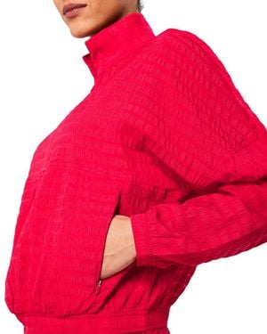 Spanx Get Moving Woven Jacket - Red
