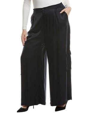 Johnny Was Plus Pleated Pull-On Pant - Black