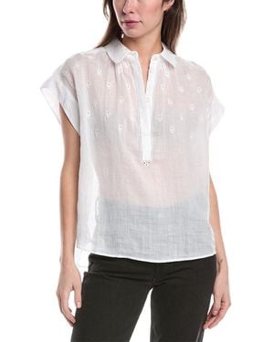 Rag & Bone Robin Embroidered Top - White