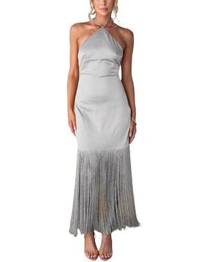 LEON GORI Deli S Maxi Dress - Grey