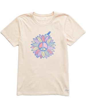 Life Is Good. Crusher T-Shirt - White