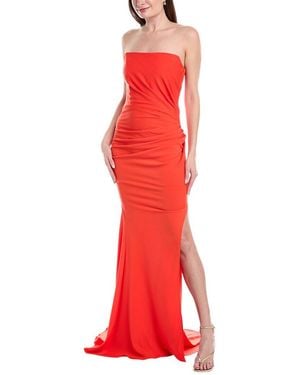 Issue New York Strapless Gown - Red
