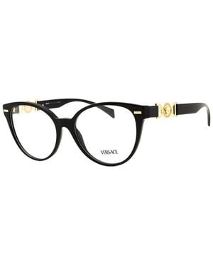 Versace 55Mm Optical Frames - Black