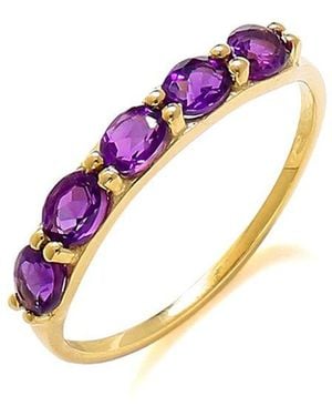 TIRAMISU 10K 0.75 Ct. Tw. Amethyst Ring - Pink