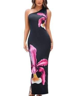 Amanda Royal Maxi Dress - Multicolor