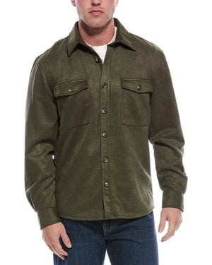 Vintage 1946 Microsuede Overshirt - Green