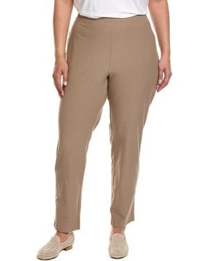 Eileen Fisher Slim Ankle Pant - Natural