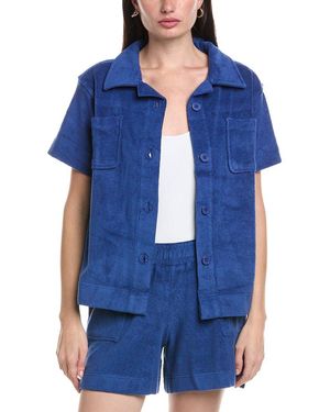 Echo Terry Camp Shirt - Blue