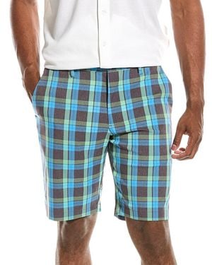 Tommy Bahama Camberia Driver Plaid Short - Blue