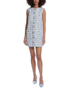tyler boe Alice Boucle Mini Dress - Blue