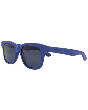 McQueen Am0382S 52Mm Sunglasses - Blue