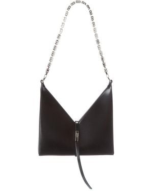 Givenchy Cut Out Small Leather Shoulder Bag - Black