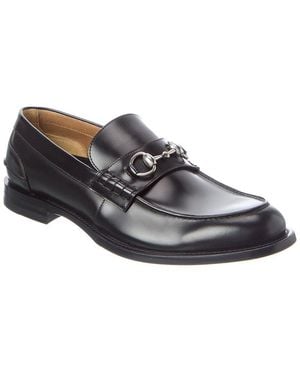 Gucci Horsebit Leather Loafer - Black