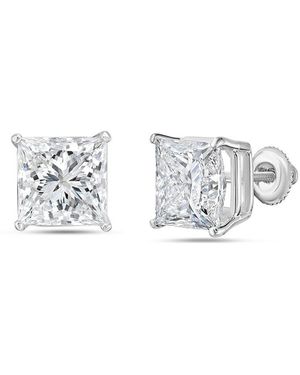 Diana M. Jewels Diana M. 14K 10.00 Ct. Tw. Lab-Grown Diamond Earrings - Metallic