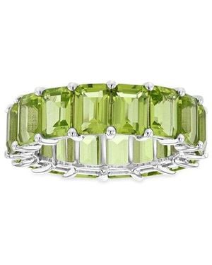 Diana M. Jewels Fine Jewelry 14k Peridot Eternity Ring - Green