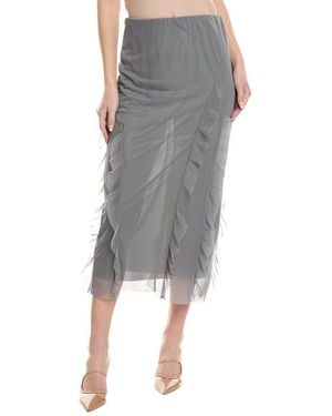 7021 Midi Skirt - Grey