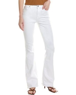 7 For All Mankind Ali High-Waist Casablanca Classic Flare Jean - White