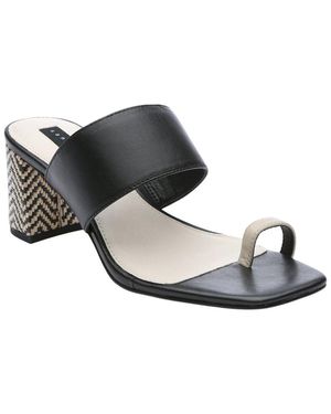 Sanctuary Bold Leather Sandal - Black